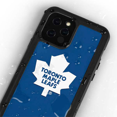 NHL Toronto Maple Leafs Solid Background iPhone 12 Pro Waterproof Case