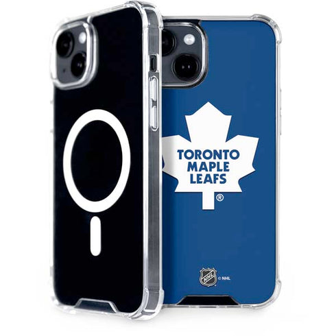 NHL Toronto Maple Leafs Solid Background iPhone 13 MagSafe Case