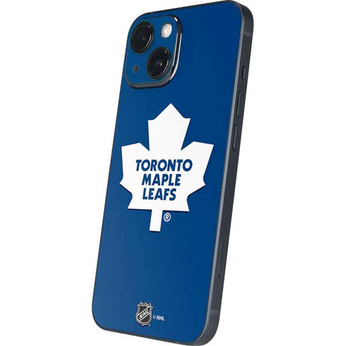 NHL Toronto Maple Leafs Solid Background iPhone 13 Mini Skin