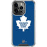 NHL Toronto Maple Leafs Solid Background iPhone 13 Pro Clear Case