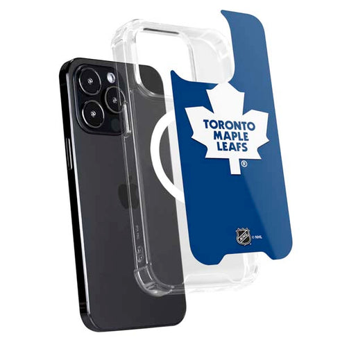 NHL Toronto Maple Leafs Solid Background iPhone 13 Pro MagSafe Case
