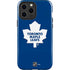 NHL Toronto Maple Leafs Solid Background iPhone 13 Pro Max Impact Case