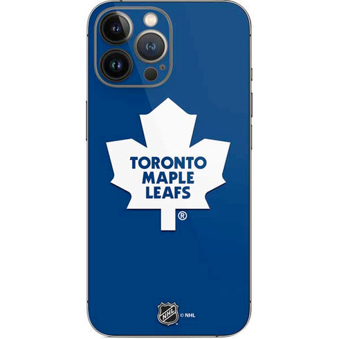 NHL Toronto Maple Leafs Solid Background iPhone 13 Pro Max Skin