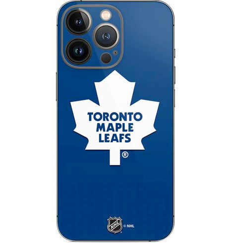 NHL Toronto Maple Leafs Solid Background iPhone 13 Pro Skin