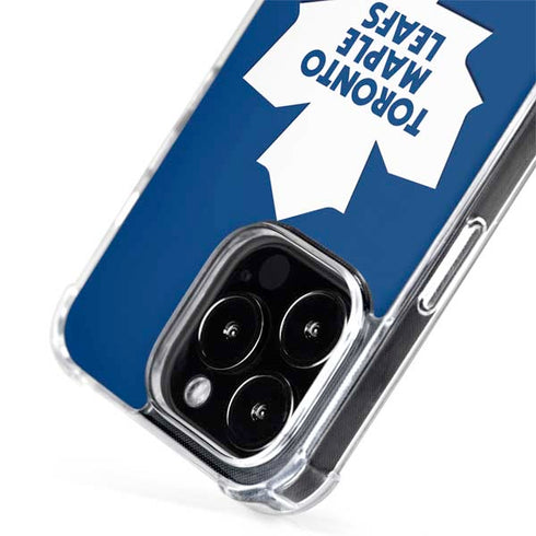 NHL Toronto Maple Leafs Solid Background iPhone 14 Pro MagSafe Case