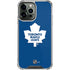 NHL Toronto Maple Leafs Solid Background iPhone 14 Pro Max Clear Case