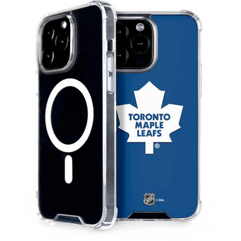 NHL Toronto Maple Leafs Solid Background iPhone 14 Pro Max MagSafe Case