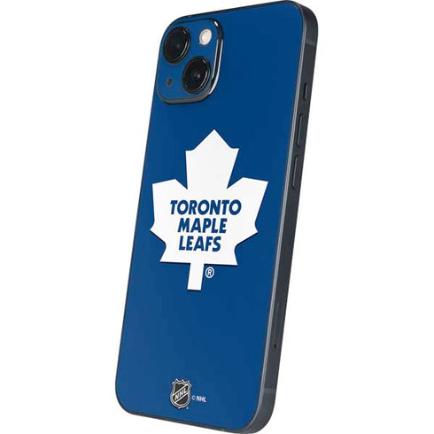 NHL Toronto Maple Leafs Solid Background iPhone 14 Skin