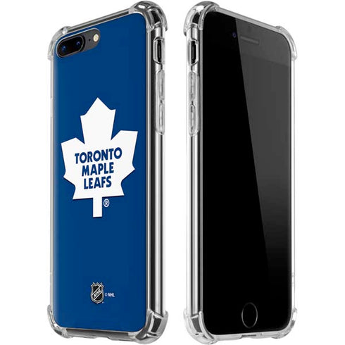 NHL Toronto Maple Leafs Solid Background iPhone 7/8 Plus Clear Case
