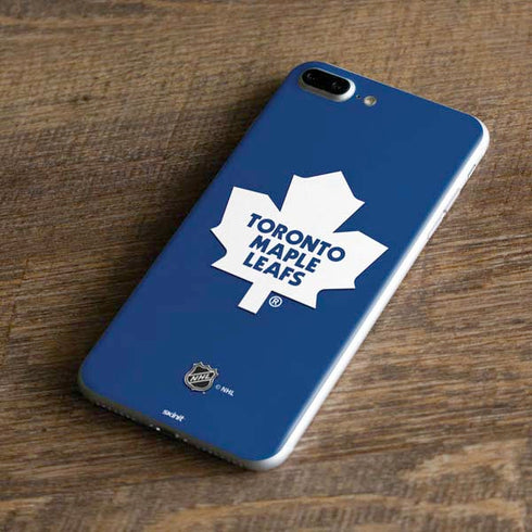 NHL Toronto Maple Leafs Solid Background iPhone 8 Plus Skin