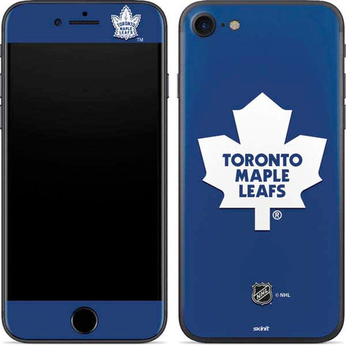 NHL Toronto Maple Leafs Solid Background iPhone 8 Skin