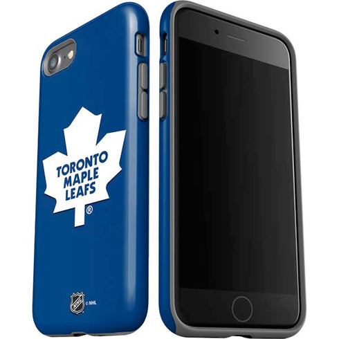 NHL Toronto Maple Leafs Solid Background iPhone SE (2nd & 3rd Gen) Pro Case