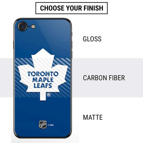 NHL Toronto Maple Leafs Solid Background iPhone SE (2nd & 3rd Gen) Skin