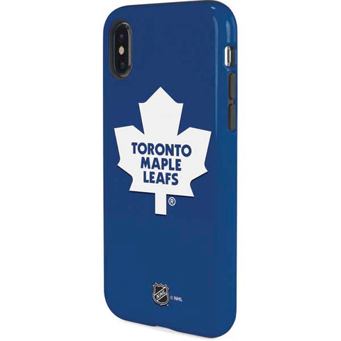 NHL Toronto Maple Leafs Solid Background iPhone X Pro Case