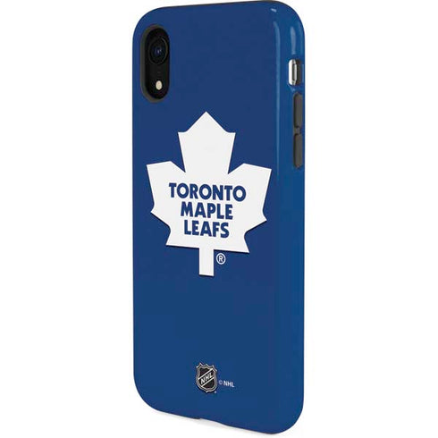 NHL Toronto Maple Leafs Solid Background iPhone XR Pro Case
