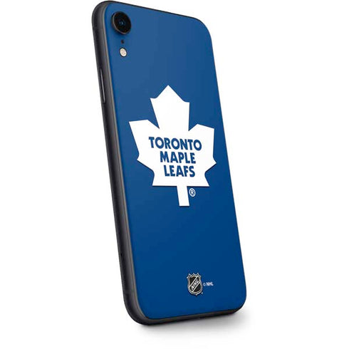 NHL Toronto Maple Leafs Solid Background iPhone XR Skin