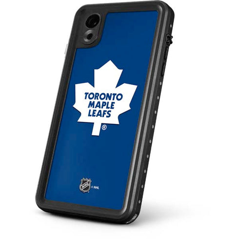 NHL Toronto Maple Leafs Solid Background iPhone XR Waterproof Case