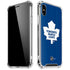NHL Toronto Maple Leafs Solid Background iPhone XS Max Clear Case