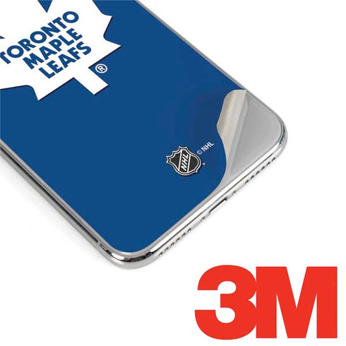 NHL Toronto Maple Leafs Solid Background iPhone XS Max Skin