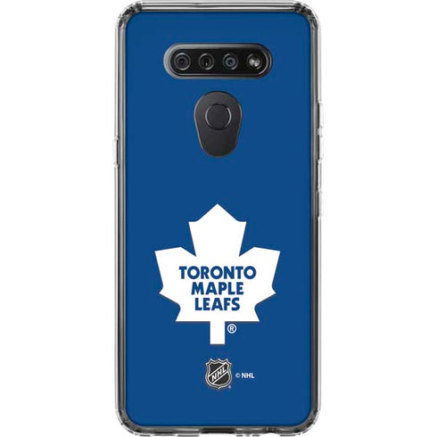 NHL Toronto Maple Leafs Solid Background LG K51/Q51 Clear Case