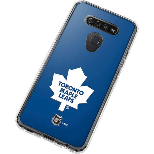 NHL Toronto Maple Leafs Solid Background LG K51/Q51 Clear Case