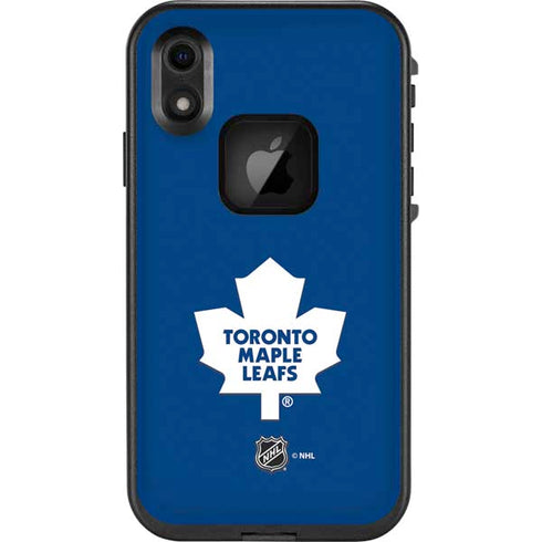 NHL Toronto Maple Leafs Solid Background LifeProof Fre iPhone Skin