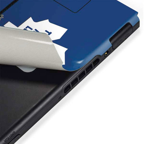 NHL Toronto Maple Leafs Solid Background Nintendo Switch Bundle Skin