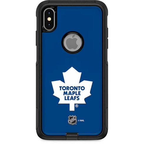 NHL Toronto Maple Leafs Solid Background Otterbox Commuter iPhone Skin