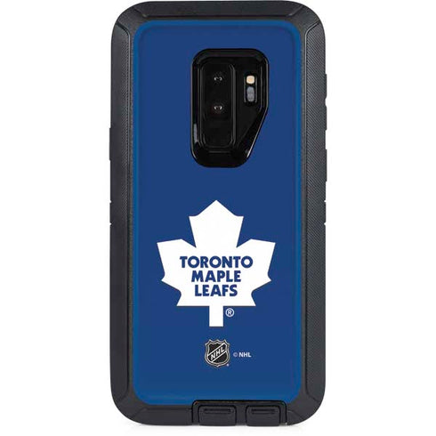 NHL Toronto Maple Leafs Solid Background Otterbox Defender Galaxy Skin