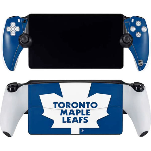 NHL Toronto Maple Leafs Solid Background PlayStation Portal Remote Player Skin