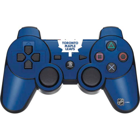 NHL Toronto Maple Leafs Solid Background PS3 Dual Shock wireless controller Skin