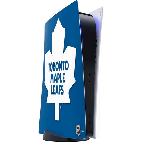 NHL Toronto Maple Leafs Solid Background PS5 Digital Edition Console Skin