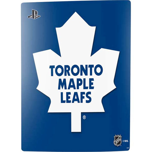 NHL Toronto Maple Leafs Solid Background PS5 Digital Edition Console Skin