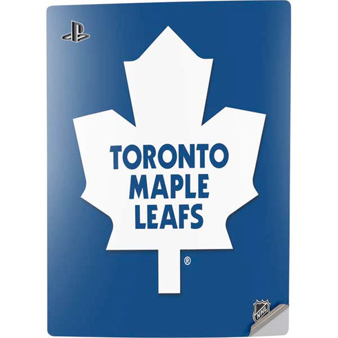 NHL Toronto Maple Leafs Solid Background PS5 Digital Edition Console Skin