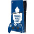 NHL Toronto Maple Leafs Solid Background PS5 Slim Digital Edition Bundle Skin