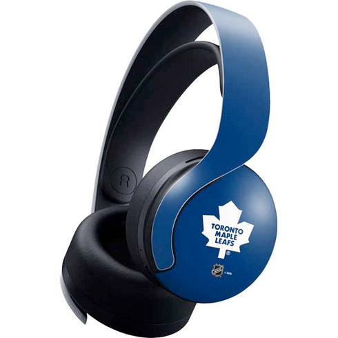 NHL Toronto Maple Leafs Solid Background PULSE 3D Wireless Headset for PS5 Skin