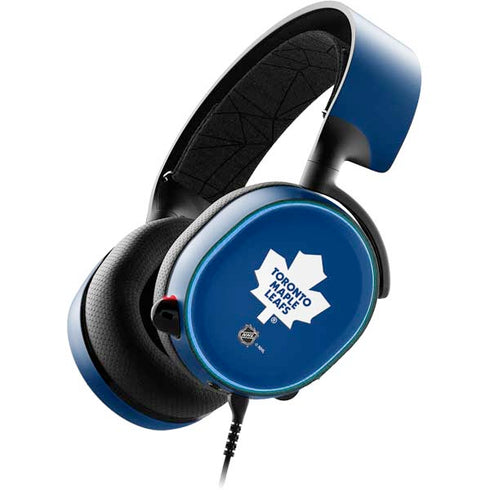 NHL Toronto Maple Leafs Solid Background SteelSeries Arctis 3 Skin