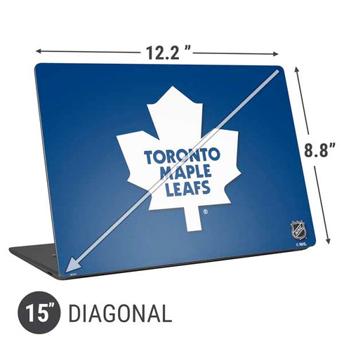 NHL Toronto Maple Leafs Solid Background Universal Laptop 15in (12.2 x 8.8in) Skin
