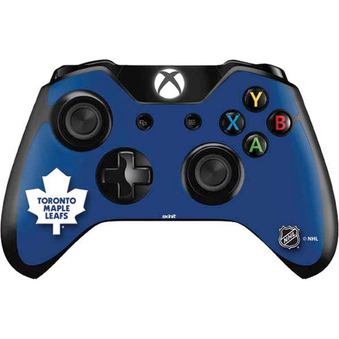 NHL Toronto Maple Leafs Solid Background Xbox One Controller Skin