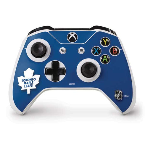 NHL Toronto Maple Leafs Solid Background Xbox One S Controller Skin