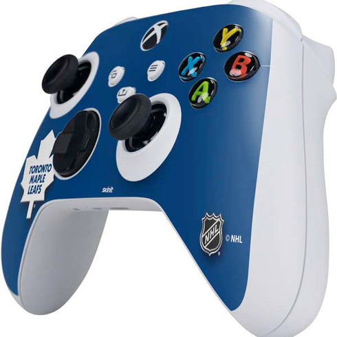 NHL Toronto Maple Leafs Solid Background Xbox Series S Controller Skin