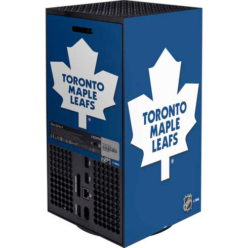 NHL Toronto Maple Leafs Solid Background Xbox Series X Bundle Skin