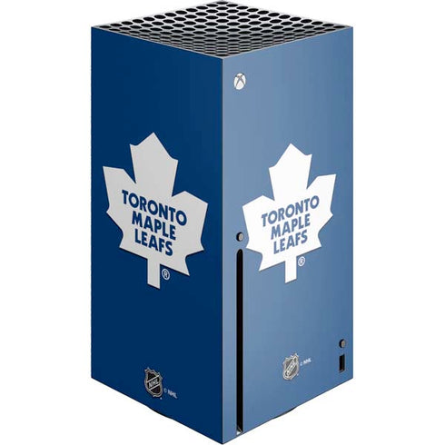 NHL Toronto Maple Leafs Solid Background Xbox Series X Console Skin