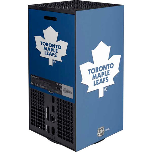 NHL Toronto Maple Leafs Solid Background Xbox Series X Console Skin