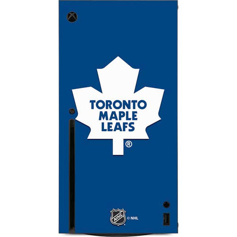 NHL Toronto Maple Leafs Solid Background Xbox Series X Console Skin