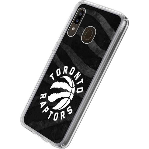 NBA Toronto Raptors Animal Print Galaxy A20 Clear Case