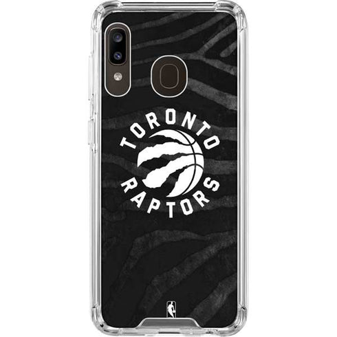 NBA Toronto Raptors Animal Print Galaxy A30 Clear Case