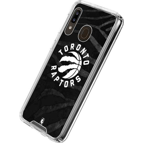 NBA Toronto Raptors Animal Print Galaxy A30 Clear Case