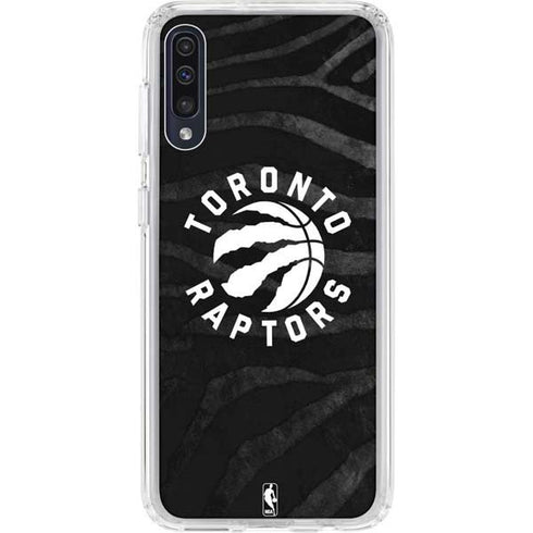 NBA Toronto Raptors Animal Print Galaxy A50 Clear Case