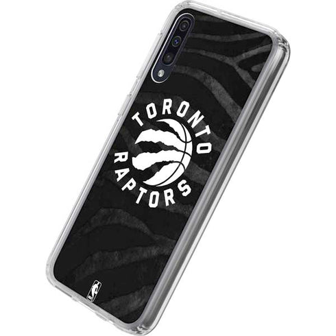 NBA Toronto Raptors Animal Print Galaxy A50 Clear Case